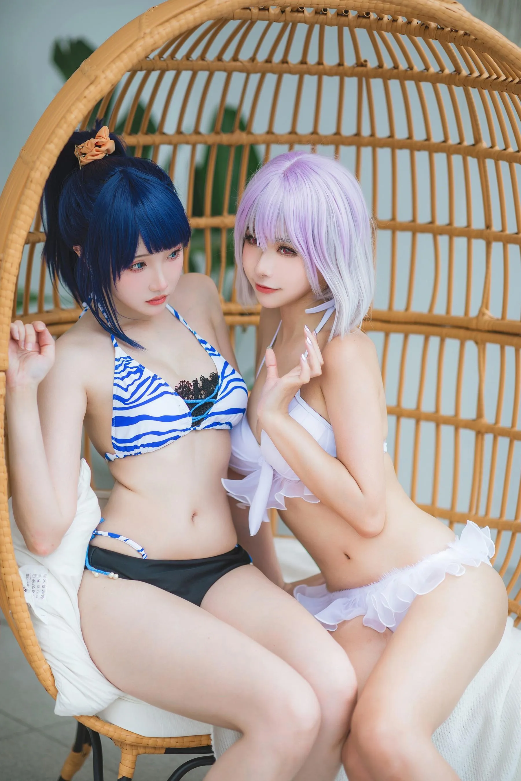 Momoko葵葵 – NO.35 瓜希酱 SSSS.GRIDMAN 宝多六花新条茜 泳装 [55P]插图2